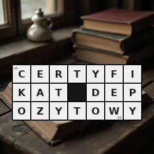 Hasło krzyżówkowe zbywalny - certyfikat depozytowy – rozwiązanie, synonimy, podpowiedzi i definicje krzyżówkowe